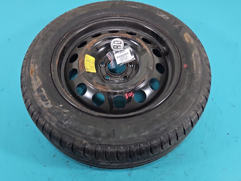 Koło zapasowe 16" dojazdowe dojazdówka Peugeot 508 I 10-18 Rozstaw śrub: 5x108, Michelin, 215/60 MICHELIN 2014R, 7J ET 42