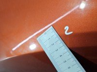 Błotnik przód lewy Kia Sportage III 10-15 pomarańczowy D2A