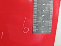 DRZWI PRZÓD LEWE KIEROWCY Honda Civic VI 5d czerwony