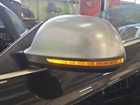Lusterko lewe pin Audi A5 8T 2d kolor czarny LZ9Y europa