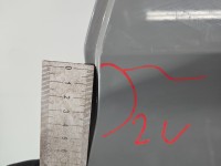 Drzwi tył lewe Skoda Kodiaq I HB 5d szary LF7A