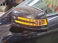 Lusterko lewe pin Mercedes CLS II C218 W218 218 sedan czarny 197 4d europa