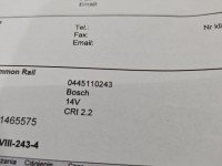 TESTOWANY Wtryskiwacz Fiat Croma II 0445110243 1.9 jtd
