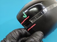 Lusterko prawe Peugeot 308 II T9 Ktvd rysy , składane elektrycznie , 10 pin 11 przewodów + 2 pin / LAKIER: Ktvd europa