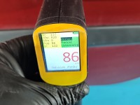 Drzwi tył lewe Renault Modus HB 5d bordowy TEB76