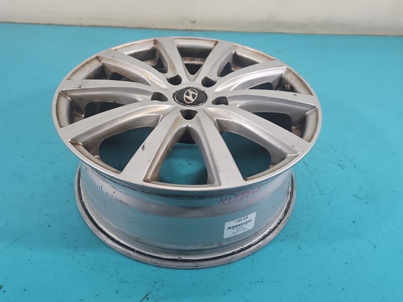 Felga aluminiowa 17" Hyundai I40 alufelga Szerokość felgi: 7.0", 5x114.3, Hyundai, Kod producenta: H4444, rysy R17 5X114,3...