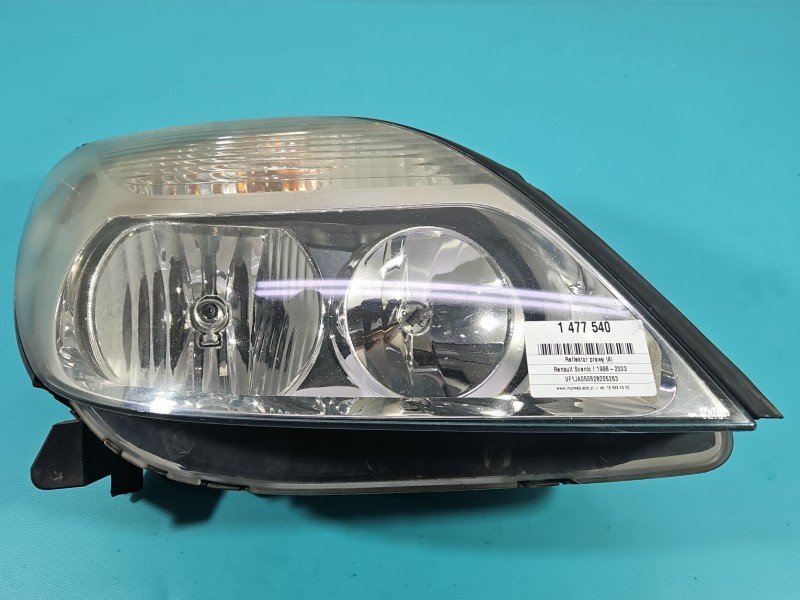 Reflektor prawy lampa przód Renault Scenic I EUROPA
