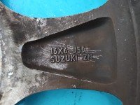 Felga aluminiowa alufelga Suzuki Sx4 I 06-14 Średnica felgi: 16", Szerokość felgi: 6.0", Rozstaw śrub: 5x115, Odsadzenie...