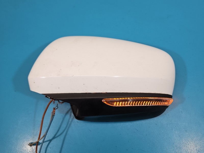 Lusterko lewe pin Renault Kadjar HB 5d kolor biały DV369 europa