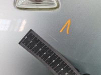 Błotnik przód lewy Mitsubishi Colt Z30 VI 04- srebrny 16H