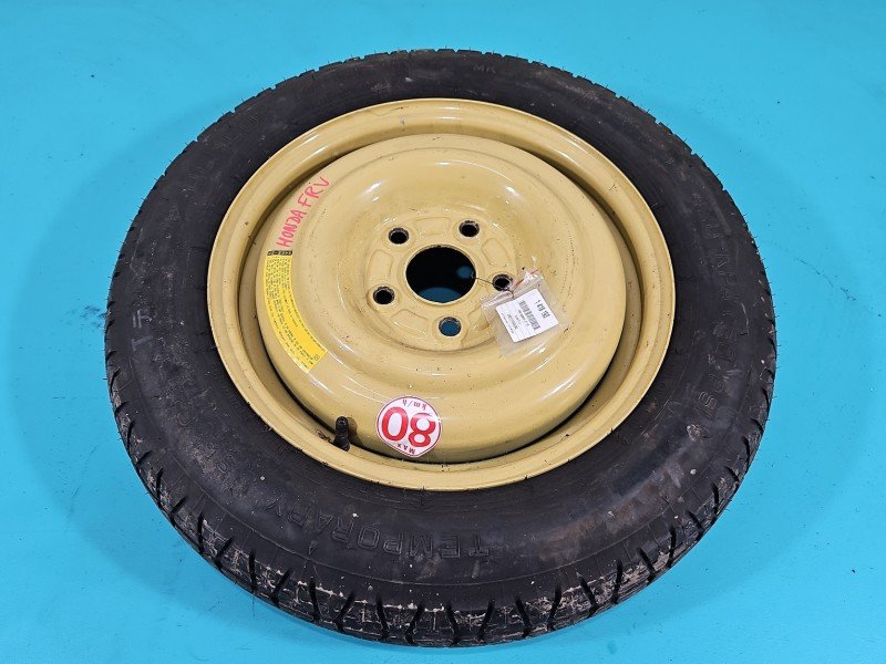 Koło zapasowe 15" dojazdowe dojazdówka Honda Fr-v 5x114.3, Dunlop, 135/90 DUNLOP 5X114.3 Koło zapasowe 15" dojazdowe dojazdówka Honda Fr-v 5x114.3, Dunlop, 135/90 DUNLOP 5X114.3