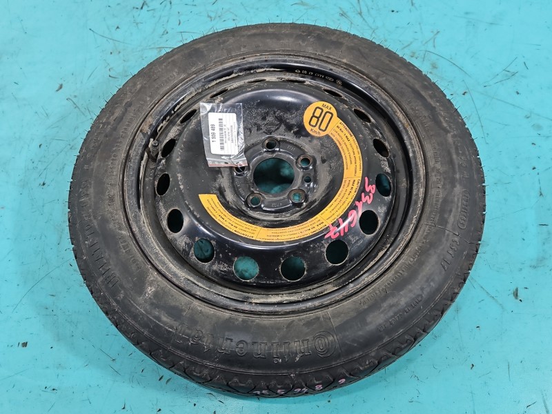 Koło zapasowe 15" dojazdowe dojazdówka Alfa romeo 147 Rozstaw śrub: 5x98, Continental, 125 mm, Profil opony: 85, Kod...