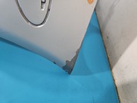 Zderzak przód Mercedes W211 srebrny 744