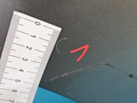 Drzwi tył prawe Lexus IS III 14-25 sedan 4d szary 1J7