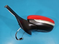 Lusterko lewe Citroen C3 III 16-24 6+2pin .Składane elektrycznie CZERWONY KTVD europa