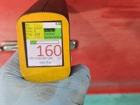 DRZWI PRZÓD LEWE KIEROWCY Mitsubishi L200 5d czerwony