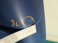 Klapa tył Vw Transporter T4 HB 5d granatowy