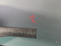 Drzwi tył lewe Peugeot 307 kombi 5d srebrny