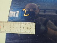 Drzwi tył lewe Vw Jetta V sedan 4d granatowy LD5Q