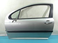 Drzwi przód lewe Peugeot 207 3d srebrny