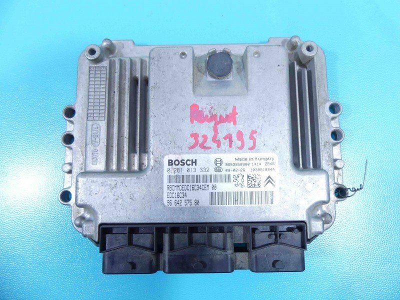 Komputer Sterownik silnika Peugeot 308 I 0281013332, 9664257580 1.6 hdi