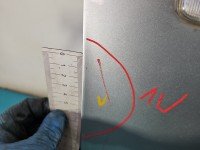 Błotnik przód prawy Audi A6 C5 srebrny LY7W