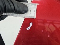 Błotnik przód prawy AUDI Q7 I 4L bordowy 9C / LZ3F