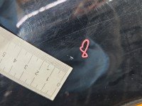 Błotnik przód lewy Ford Maverick II 01-07 czarny