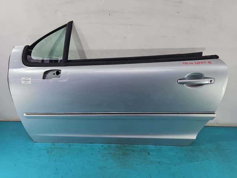 DRZWI PRZÓD LEWE KIEROWCY Peugeot 207 2d srebrny