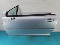 DRZWI PRZÓD LEWE KIEROWCY Peugeot 207 2d srebrny
