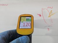 Drzwi tył lewe Ford Transit Connect I MK1 HB 5d biały AA