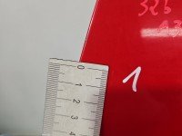 Drzwi przód prawe Audi A3 8P 3d czerwony