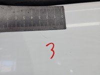 Drzwi tył lewe Honda Jazz III HB 5d biały NH578