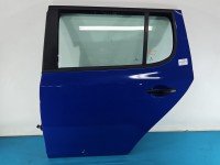Drzwi tył lewe Skoda Fabia II HB 5d niebieski 4590