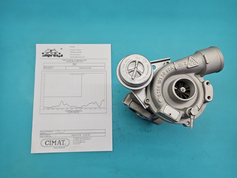 Turbosprężarka Regenerowana Audi A4 B5 K03-005, 53039700005, 53039880005 1.8 T 150KM Turbosprężarka Regenerowana Audi A4 B5 K03-005, 53039700005, 53039880005 1.8 T 150KM