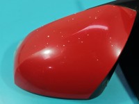 Lusterko lewe Renault Megane III czerwony, malowana, elektryczny, Europejska, Kod lakieru: DV727, rysy, odpryski, 9pin...