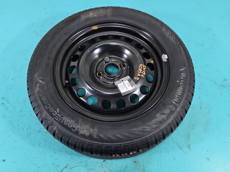 Koło zapasowe 15" dojazdowe dojazdówka Opel Corsa D Rozstaw śrub: 4x100, Continental, 185 mm, Profil opony: 65, Kod...
