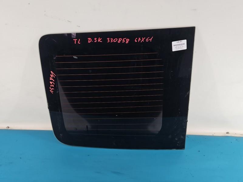 Szyba drzwi tył lewa Nissan Primastar 01-14 HB