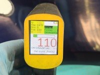 Błotnik przód prawy Seat Ibiza IV 6J granatowy LW5U