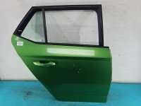Drzwi tył prawe Skoda Fabia III HB 5d zielony LF6Z