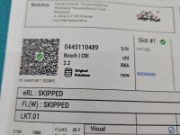 TESTOWANY Wtryskiwacz Ford Transit Courier 14-23 0445110489 1.5 tdci