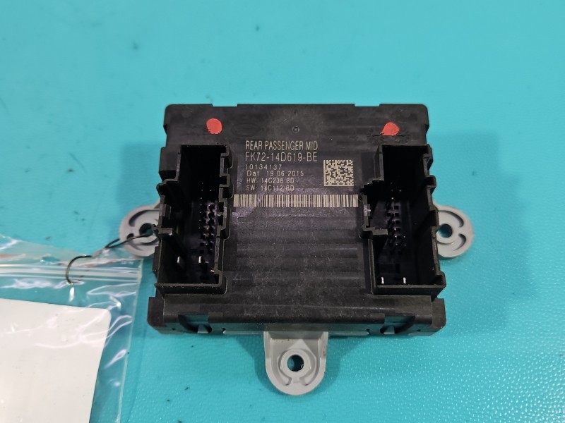 Sterownik moduł Jaguar, Europejska, Drzwi Tył Prawy, FK72-14D619-BE Jaguar XE X760