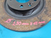 Tarcze hamulcowe tył klocki Citroen C5 II X7 2.0 hdi