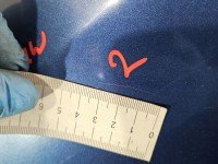 Błotnik przód lewy Dacia Sandero II 12-20 granatowy TERPK