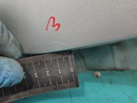 Błotnik przód lewy Kia Carens III 06-13 srebrny WK