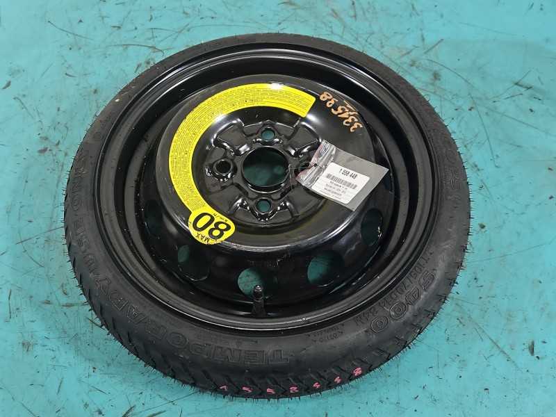 Koło zapasowe 14" dojazdowe dojazdówka Hyundai I10 I 08-13 Rozstaw śrub: 4x100, Hankook, Profil opony: 70, Waga produktu z...