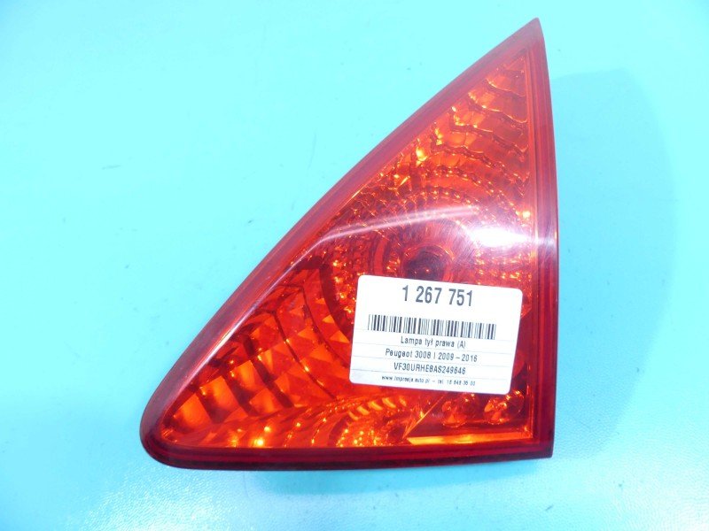 Lampa tył prawa Peugeot 3008 I 09-16 HB