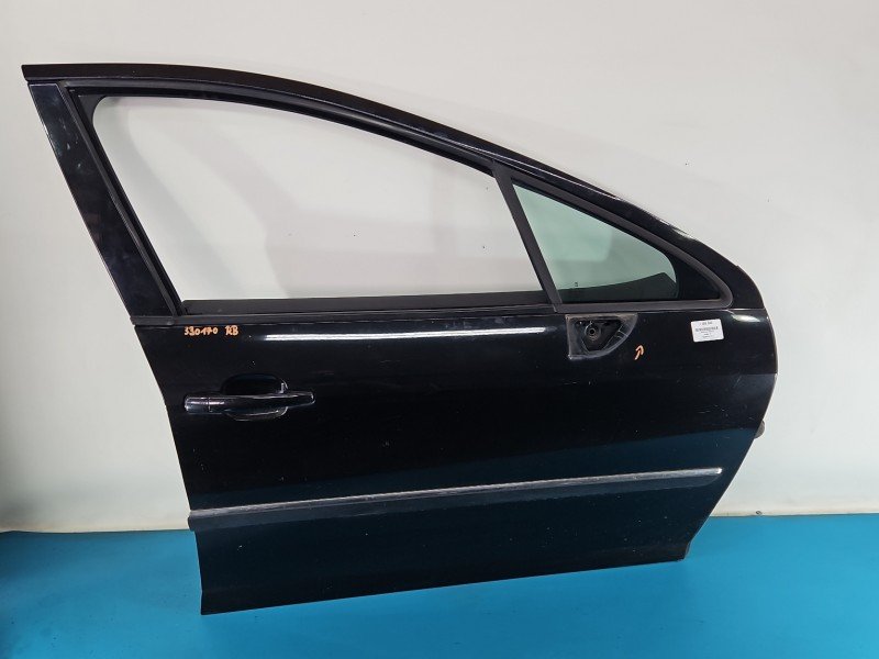 DRZWI PRZÓD PRAWE PASAŻERA Peugeot 407 4d czarny, EXLD
