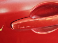 Drzwi tył lewe Mazda 3 I BK HB 5d CZERWONY 27A