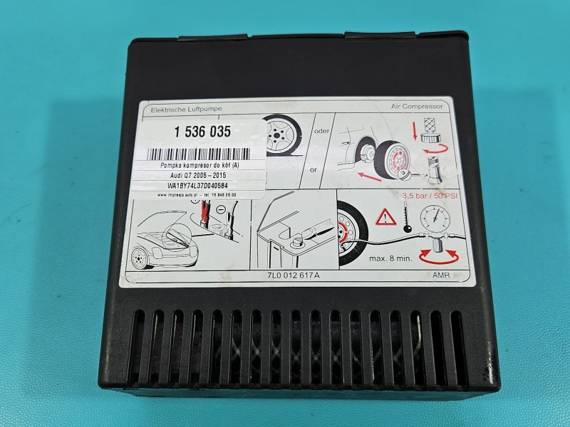 Pompka kompresor do kół AUDI Q7 I 4L kompresorek